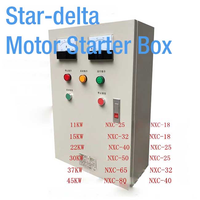 Motor Control Cabinet AC Motor Contactor Fan Start Reduced Voltage 380V ...