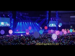 1m 3.3ft LED Beach Balls & RGB Glow Balls: Perfect for DJ Parties & Concerts