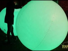 1m 80cm 50cm RGB LED Glow Balls: Perfect for Large Crowd Events, Concerts & Music Festivals