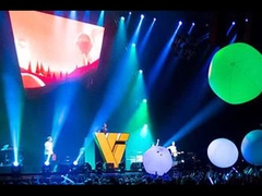 1m 80cm 50cm RGB LED Glow Balls: Perfect for Large Crowd Events, Concerts & Music Festivals