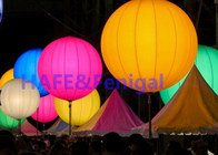 Decoration Inflatable Moon Balloon Light Colorful Ball RGB With DMX512 Control Box
