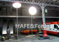 400W LED Glare Free Tripod Balloon Lights For Outdoor Industrial And Rescue 4x100w