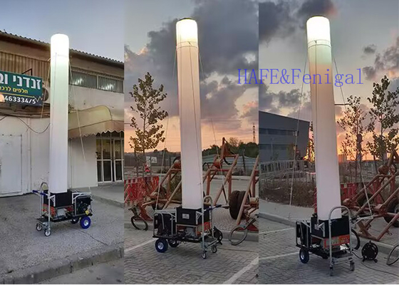 Portable Inflatable Light Tower 360 Degree For Outdoor Activities Industrial Rescue