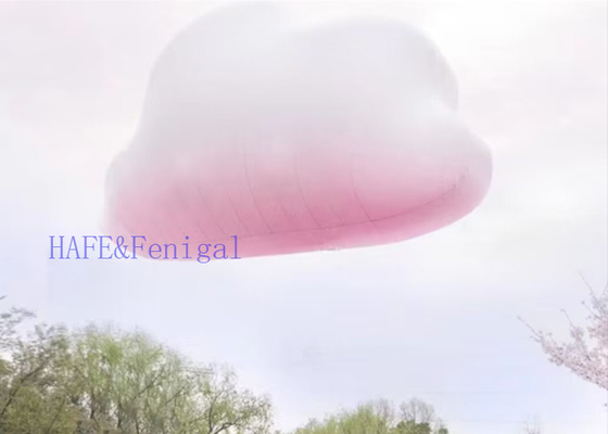 Atmospheric Inflatable Balloon Cloud LED Lights For Indoor Event Decoration