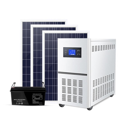 Solar Power System Home 220v6kw Of Off-Grid Inverter Control Photovoltaic Panel Battery Power