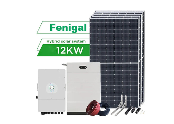 12KW Solar Panel System One Stop Solutions Inverter Hybrid 48V For Home