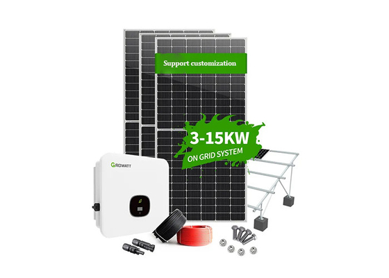 Home Module Kit Solar Generator System 12kw 10kva 20kw 100kw PV Power On Grid