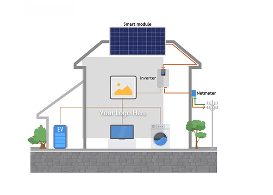 Smart Bluetooth Wifi Hybrid Solar System For Powered Energy Complete Kit 5kw 10kw