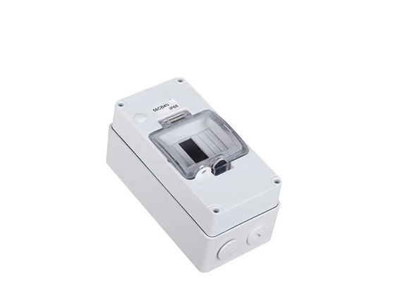 IP66 Enclosure Waterproof Plastic Distribution Box 4 Ways Switch MCB Box