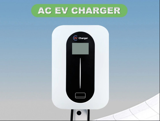 7kw Level 2 Commercial Charging Station Wall Mounted Fast