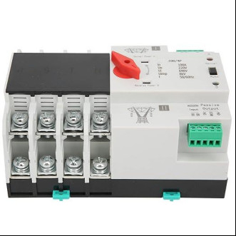 Dual Power Automatic Transfer Switch High Sensitive Response Circuit Breaker Changeover 220V (100/4P)