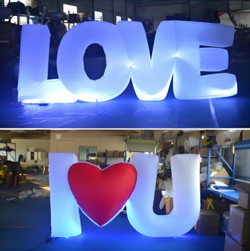 Direct supply from the manufacturer: one-stop inflatable advertising model display planning, equipped with luminous Engl