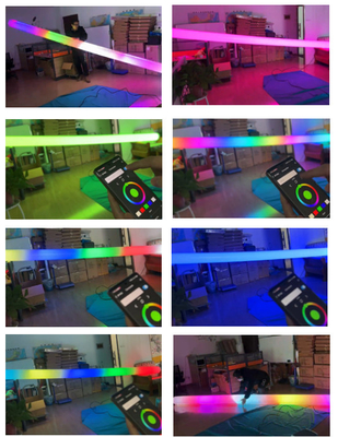 Customize Lighting With RGBW Iris-tube Multiple Units Inflatable Light Tower