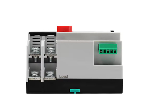 Din Rail Dual Power Auto Transfer Switch Manual Auto Operation Grid / Generator
