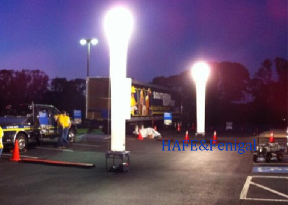 Portable Battery Powered Inflatable Light Tower 3M 575W For Nighttime Lighting Customizable Size