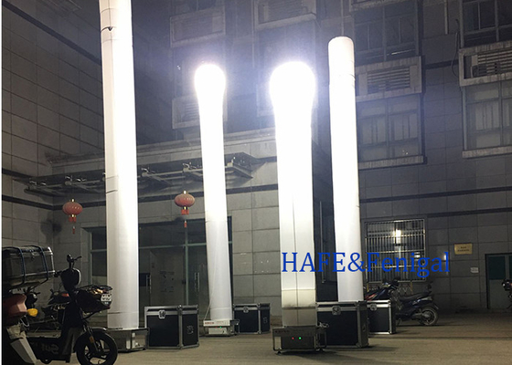 Portable Inflatable Lighthouse Tower Emergency Advertising Hmi 1000W 1-3M Support Customization