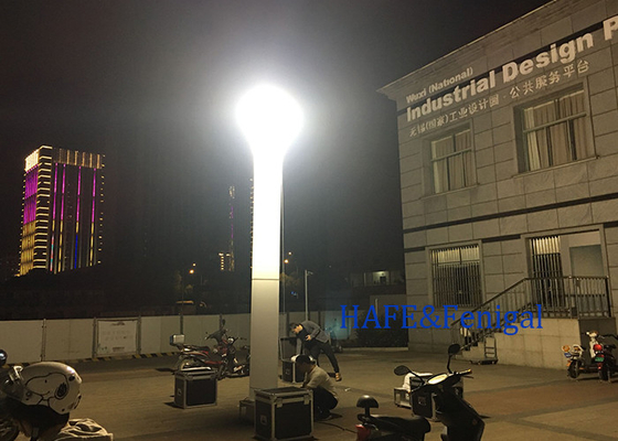 Portable Inflatable Lighthouse Tower Emergency Advertising Hmi 1000W 1-3M Support Customization