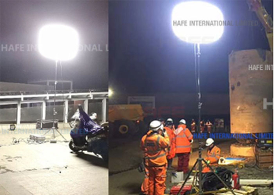 1000W LED Glare Free Emergency Rescue Industrial Construction Safety Balloon Light