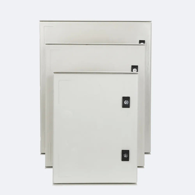 Outdoor FRP IP66 Waterproof  Reinforced Fiberglass Enclosure Box 400*400*200mm
