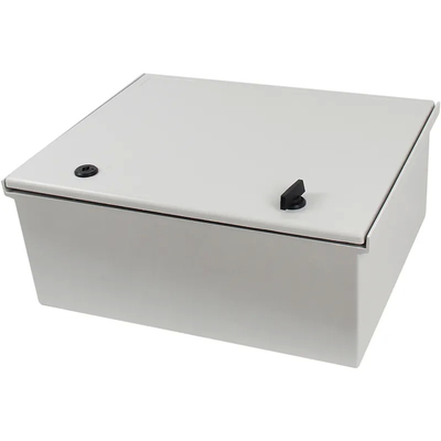 Outdoor FRP IP66 Waterproof  Reinforced Fiberglass Enclosure Box 400*400*200mm