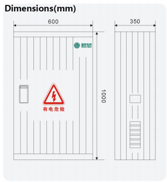 Electrical Custom 1000x600x350mm Fiberglass Enclosure Box