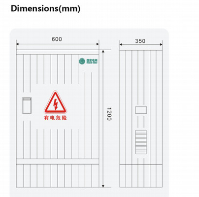 IP 65 Corrosion Resistance‌ Fiberglass Enclosure Box 1200x600x350mm