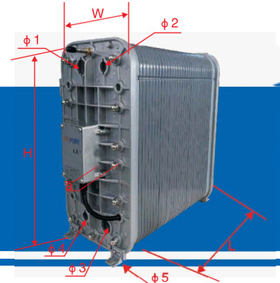 0.5-0.7m3/H EDI Stacks LX-HD-50 For High Temperature Disinfection