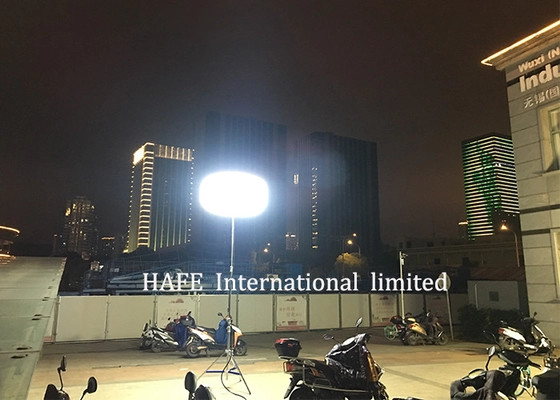 Polysilk Material SUN 480W LED Balloon Lights For Asphalt Pavement And Construction Sites