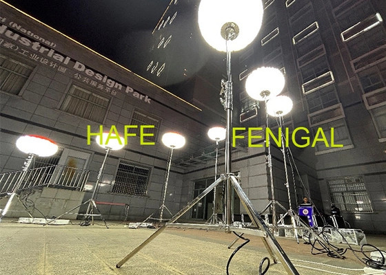 360 Degree SUN 480W LED Balloon Light For Night Construction Glare Free Work Zone Lighting