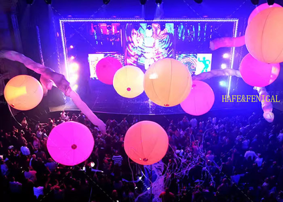 0.5M 0.8M 1M RGB LED Glow Balls Ideal for DJ Bar Concert Stadium Events