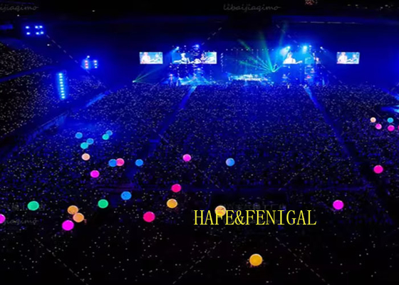50cm 80cm 1m RGB LED Crowd Balls For Large Events Music Festivals