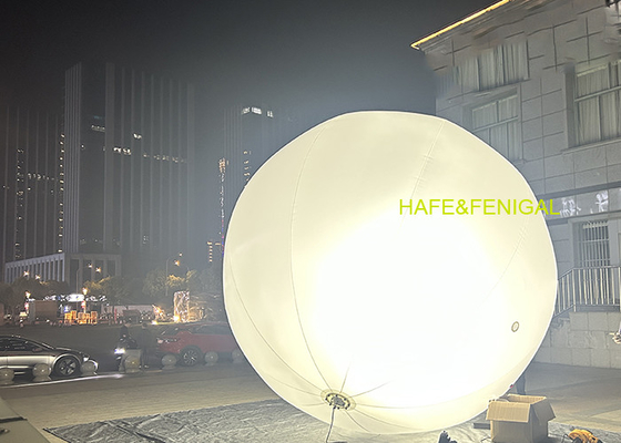 Dia.4.2m Spherical 360-Degree Halogen 2.4KW Balloon Light For Film Production