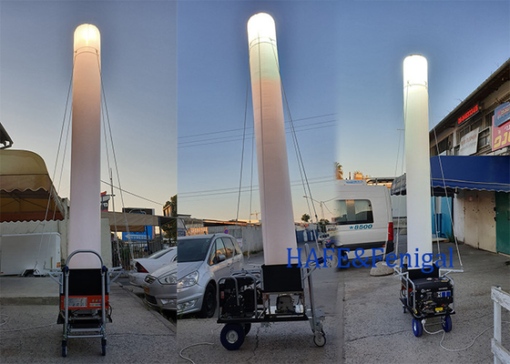 Outdoor Night Lighting Portable Large Area 3-5M 1000W Inflatable Light Tower