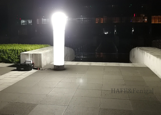 Inflatable Lighting Tower Emergency System 1200W 60HZ Night Outdoor Portable Support Customization