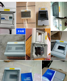 Plastic Electrical Weatherproof Distribution Box Rainproof IP65 4 6 9 12 18 24 36 Modules MCB