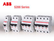 ABB S201S202S203S204 Miniature Circuit Breaker , MCB Circuit Breaker 1~100A 1 2 3 4P 1P+N