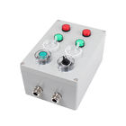 Waterproof Push Button Switch Box , Emergency Stop Button Box Indicator Light Plastic Aluminum
