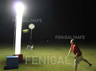Inflatable light tower for parking lot, golf and event site super bright illumination