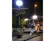 Lighting LED balloon on tripod stand for night road pavement and tunnel illumination