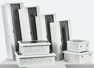 Plastic terminal distribution boxes for electrical installation Series 12 16 18 20 24 36 Modules Grey White Cover