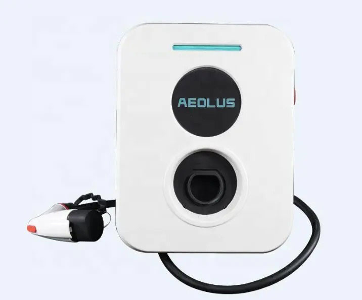 AC Waterproof Electric EV Charging Station Wall Mounted 32A 7KW With Robust Protection