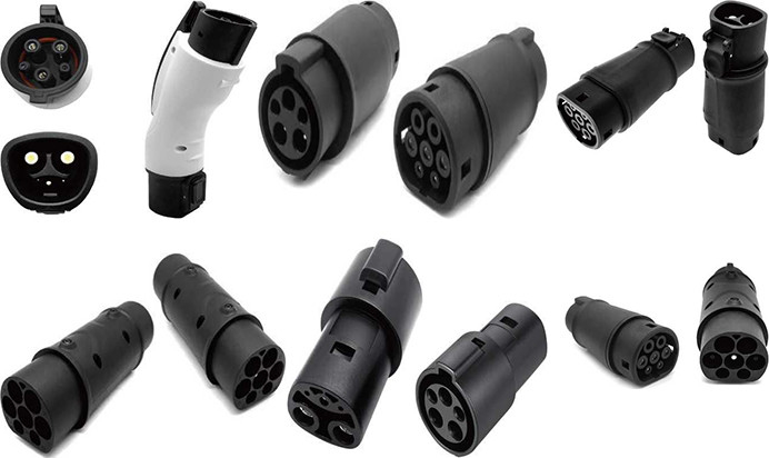 Customized Electric Vehicle Charging Gun Adapter Various Types IP67