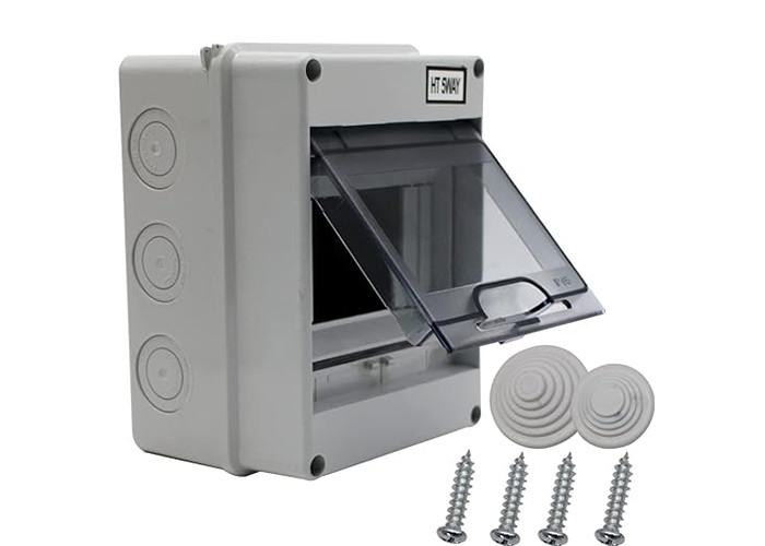 Circuit Breaker Distribution Box Outdoor Waterproof 5 Hole Distribution