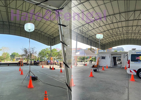 Safe and Efficient Nighttime Illumination with HAFE 1000W LED Balloon Light for Highway Work