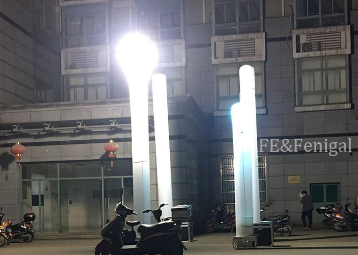 Outdoor Power Supply Optional 120V/50HZ HID 1000w Inflatable Emergency Lighting Tower Battery