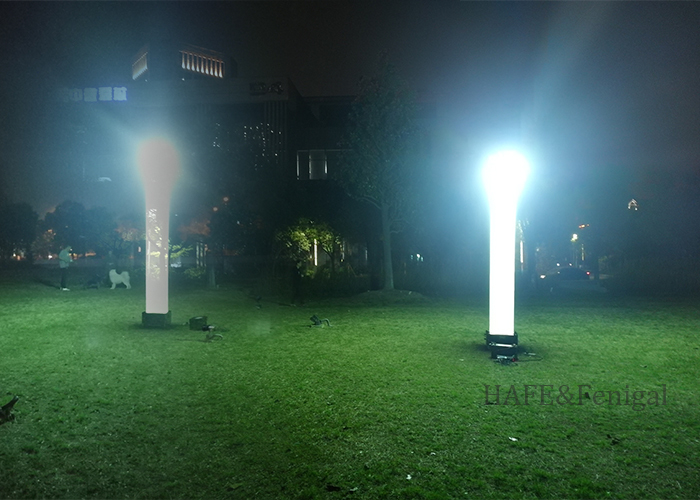 Inflatable Lighting Tower Emergency System 1200W 60HZ Night Outdoor Portable Support Customization