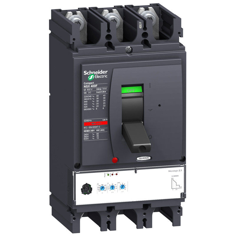 ComPact NSX Molded Case Industrial Circuit Breaker 16-630 A 36kA 50kA 70kA 100kA