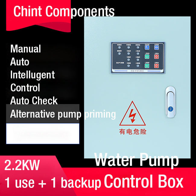 Water Pump Control Box AC Motor Contactor 3 Phase AC380/400V One Use One Back Auto Manual Mode