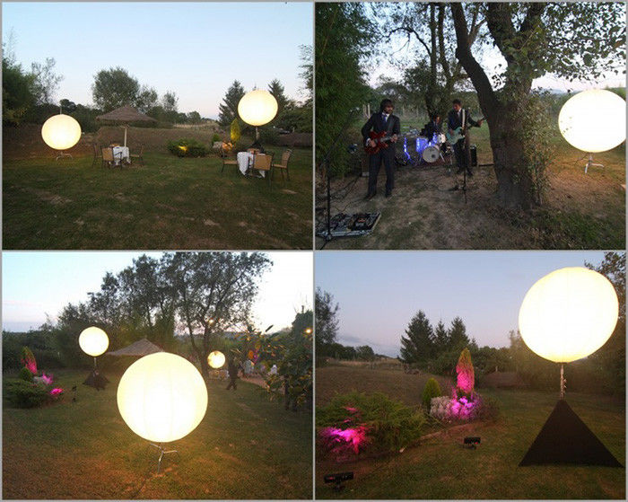 Dimmable Event Balloon Light 800w , LED Balloon Lights Decoration Branding Options 1.6m/5.2ft Tripod Mount