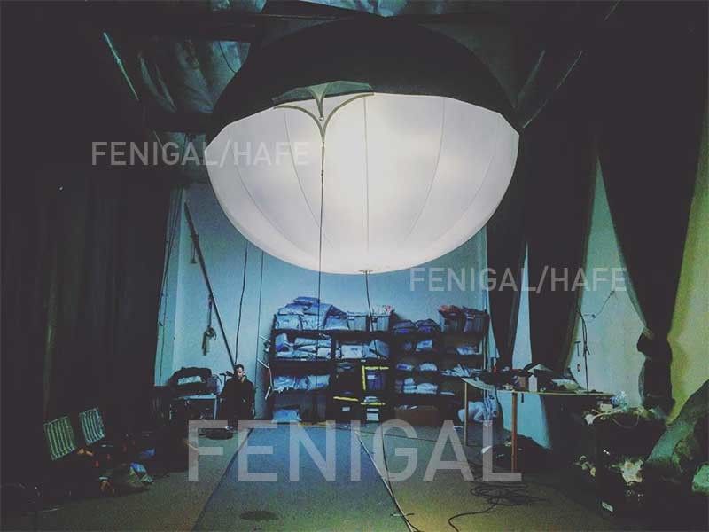 Entertainment and Film industry Outdoor decoration 500W sphere lighting balloons